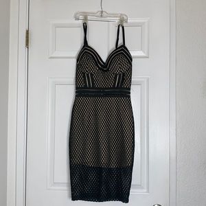 Entry Olive green midi dress, size S